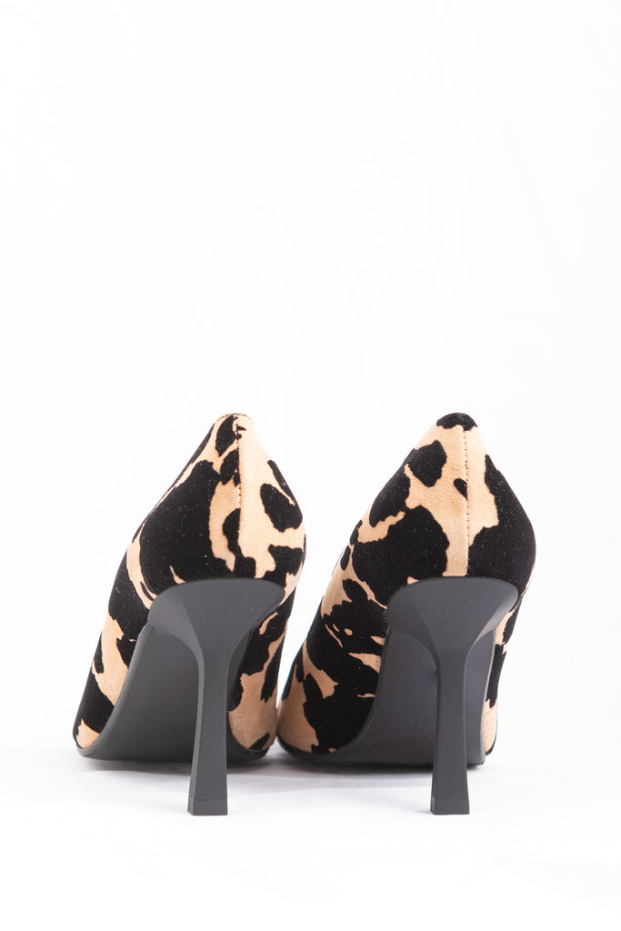 Decollété in camoscio Nero/Beige 6015 CAMOSCIO MOU CAMEL BAile 