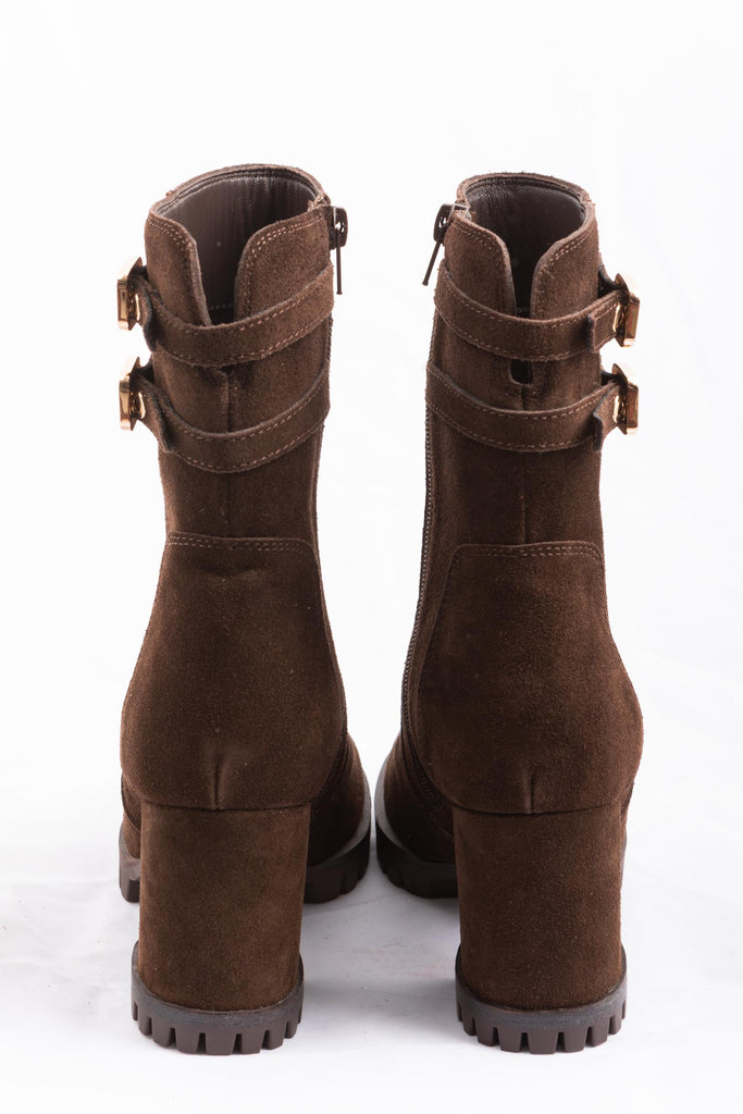 Stivaletto Ester Marrone F5EVERY02/LEA DARK BROWN APEPAZZA 