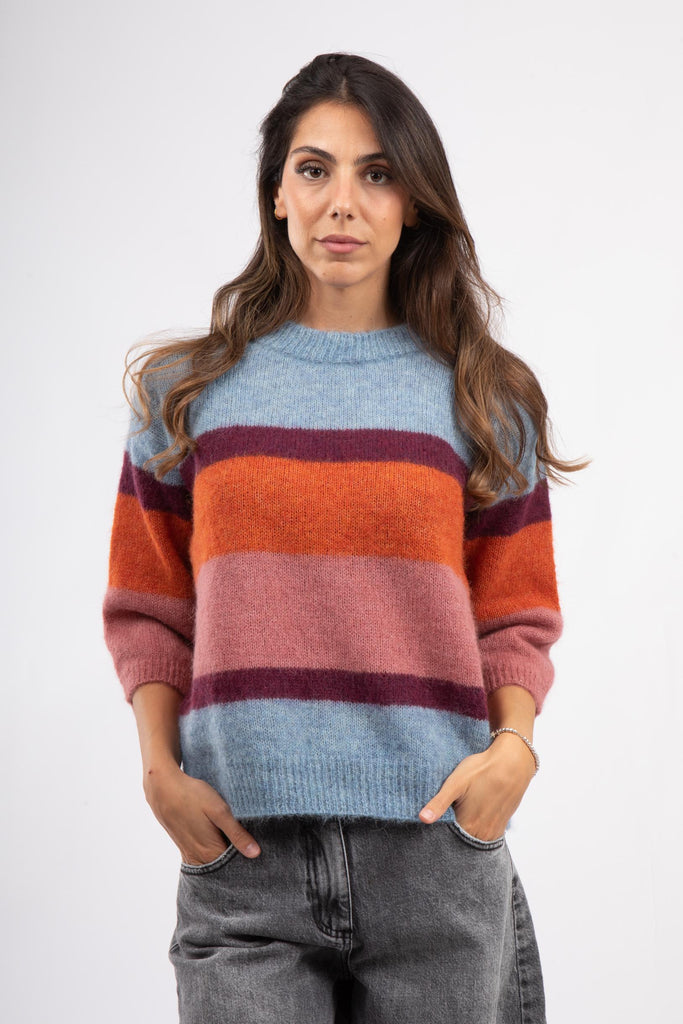 Maglia over fantasia Sora AW25705W016 SORA NIU 