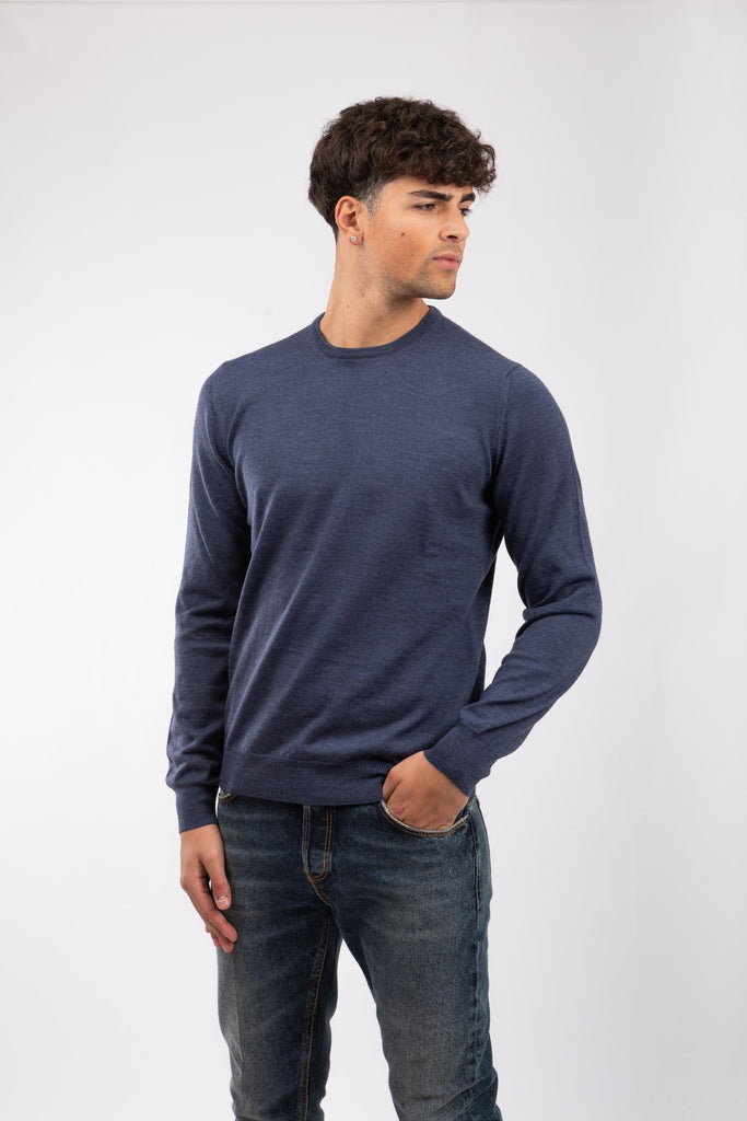 Maglia paricollo Light Blue 55167/14290 597 GRAN SASSO 