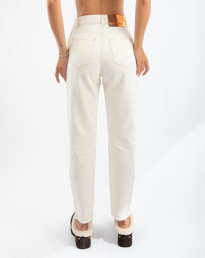 Jeans in cotone con dettagli destroyed 521SD26009 S2128 ALESSIA SANTI 