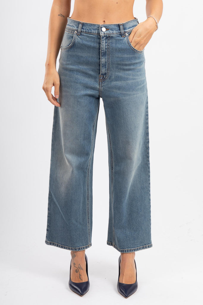 Jeans maya 5 tasche P375 2D602 BLUE NAVY REHASH 