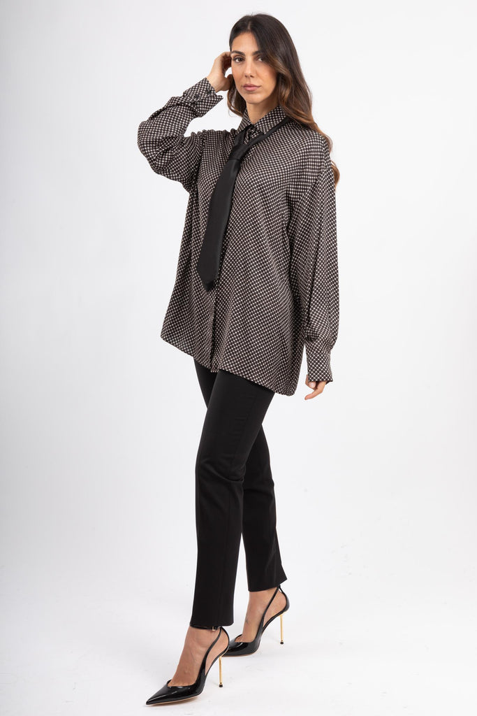 Camicia in satin 6SSM080STD ER18 0990 PT PANTALONI TORINO 