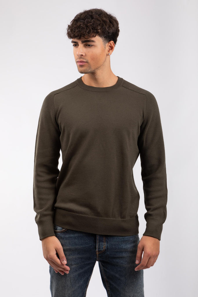 Maglia uomo girocollo Verde 57161/24638 488 GRAN SASSO 