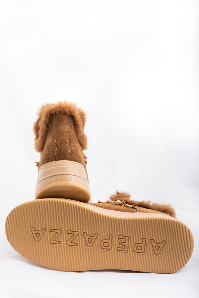 Stivale leila Cognac F5IFTY19 COGNAC APEPAZZA 