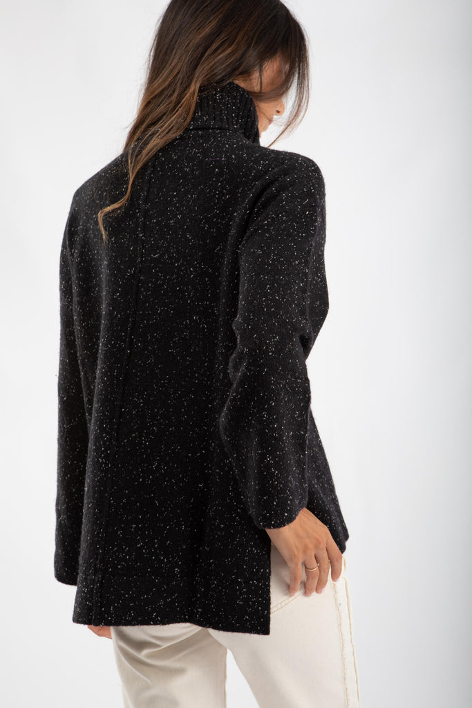 Maglia dolcevita in lana con spacchi 521SD53032 S3000 ALESSIA SANTI 