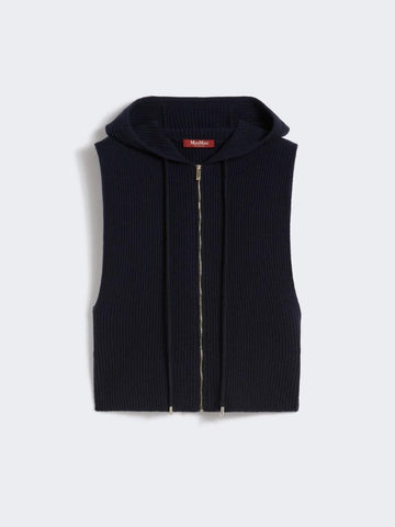 Gilet con cappuccio in lana e cachemire MESCAL 008 MAX MARA STUDIO 