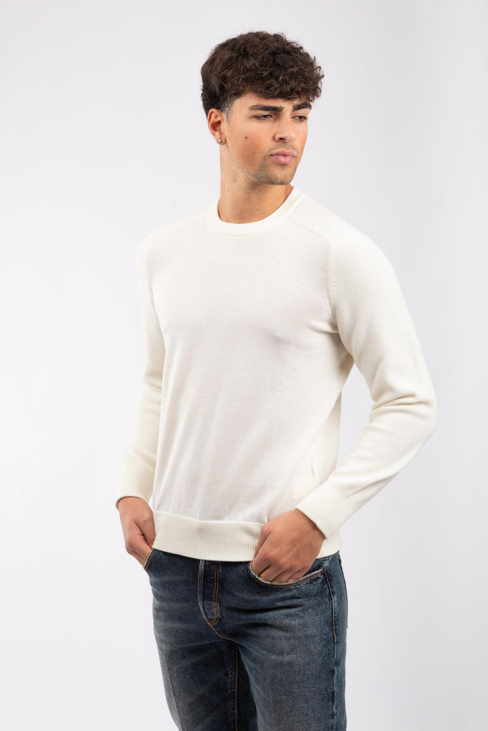 Maglia uomo girocollo Panna 57161/24638 005 GRAN SASSO 