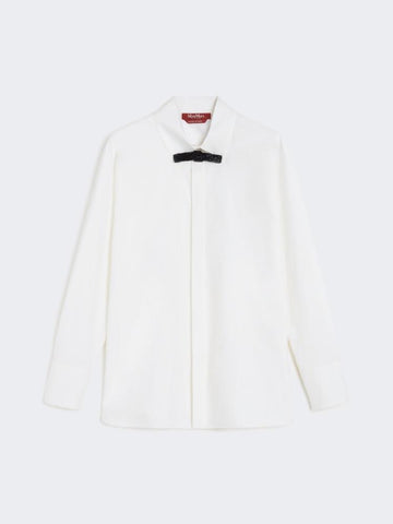 Camicia in popeline di cotone e seta ROLL 001 MAX MARA STUDIO 