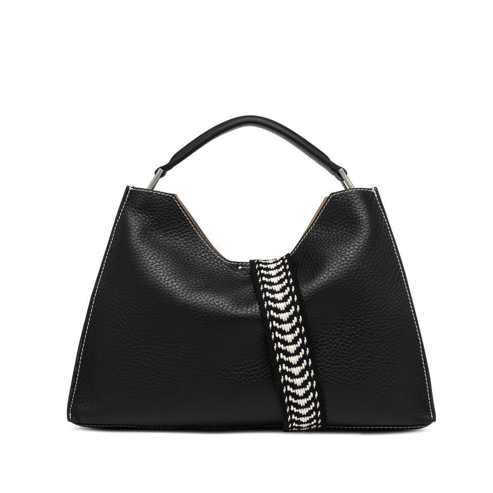 Borsa in pelle Aurora nero nature BS 10566 RNGDBL NAET NERO NATURE GIANNI CHIARINI 