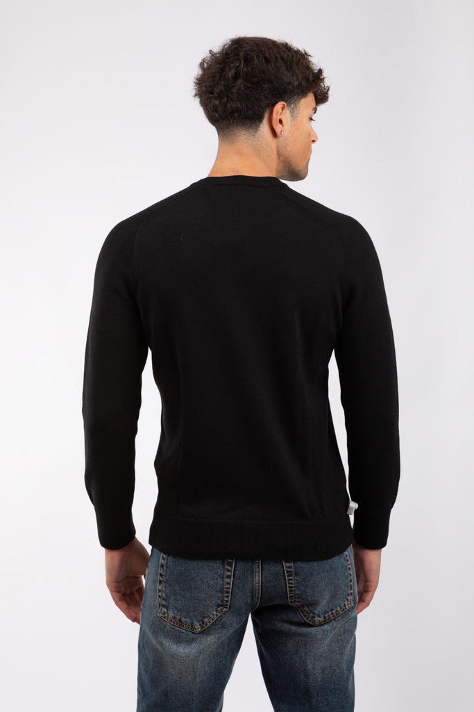 Paricollo uomo manica raglan Nero 57161/24638 099 GRAN SASSO 