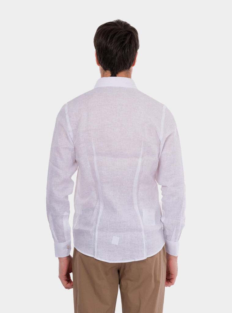 Camicia uomo in puro lino 61121/50001 001 GRAN SASSO 