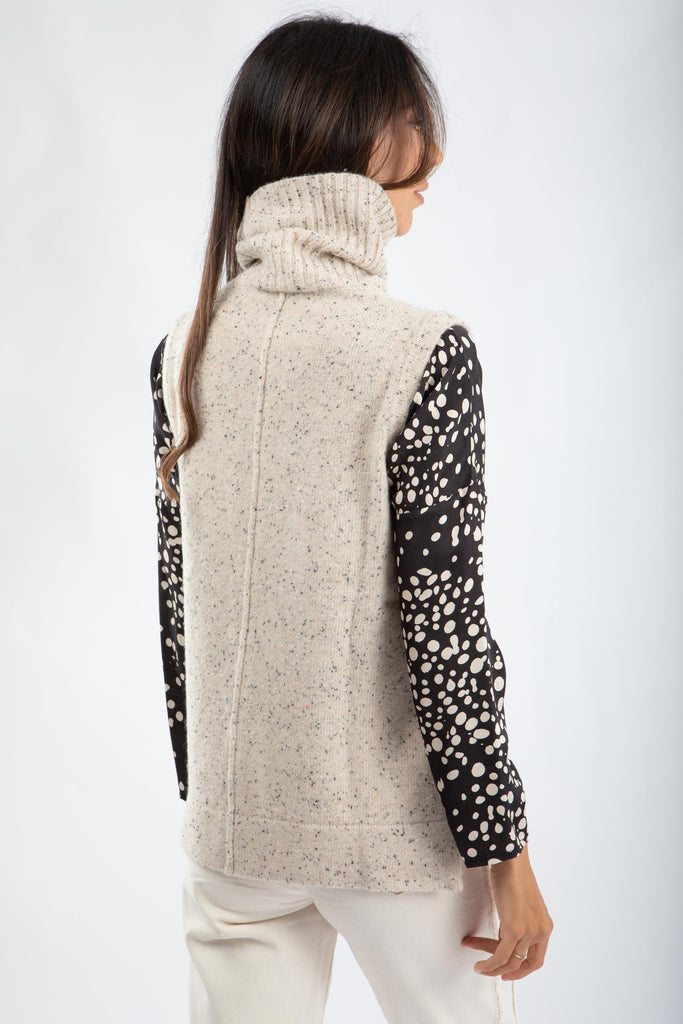 Gilet in maglia di lana 521SD53030 S2128 ALESSIA SANTI 