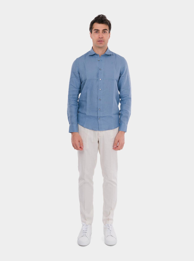 Camicia uomo in puro lino 61121/50001 570 GRAN SASSO 