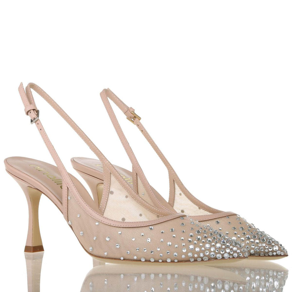 Décolleté slingback con strass Nude 35122 8M7/4 SHEEL NINALILOU 