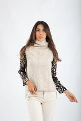 Gilet in maglia di lana