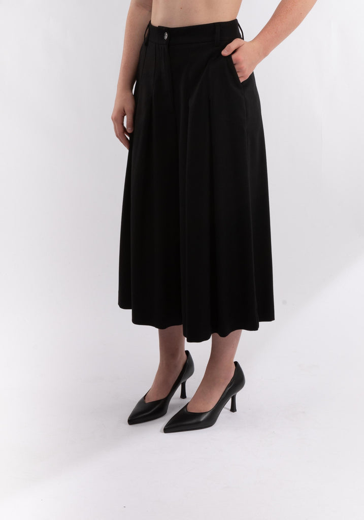 Gonna pantalone in flanella TARI 124 22 BLACK HANAMI D'OR 