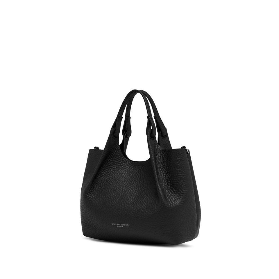 Borsa donna modello Dua Nero Castoro BS 9719 RNGDBL NERO-CASTORO GIANNI CHIARINI 