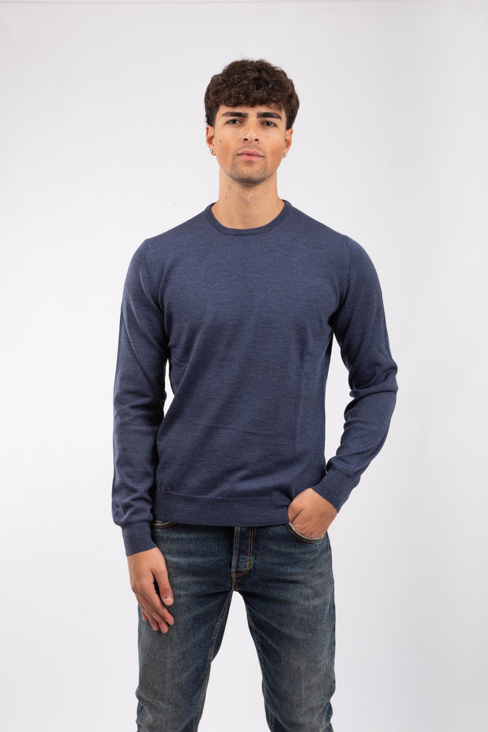 Maglia paricollo Light Blue 55167/14290 597 GRAN SASSO 