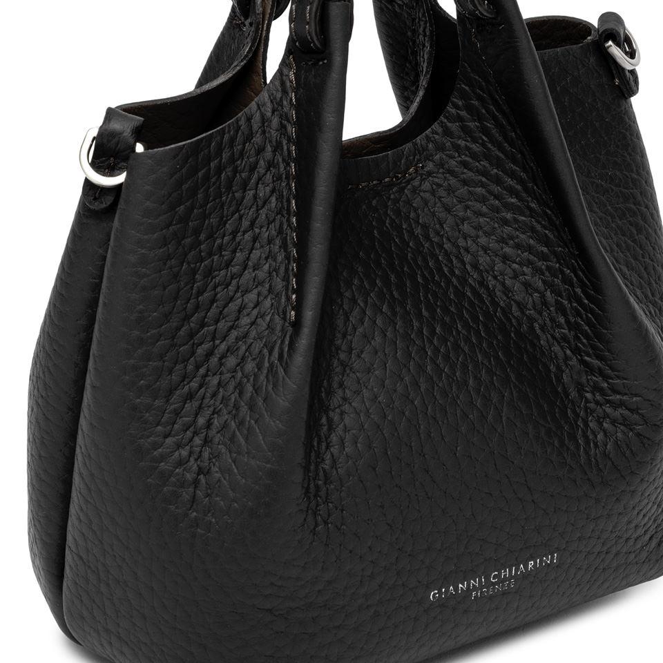 Borsa donna modello Dua Nero Castoro BS 9718 RNGDBL NERO-CASTORO GIANNI CHIARINI 