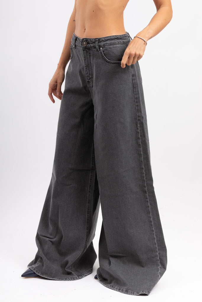 Jeans ampio Grigio GEMMA-7 G176 GOD SAVE DENIM 