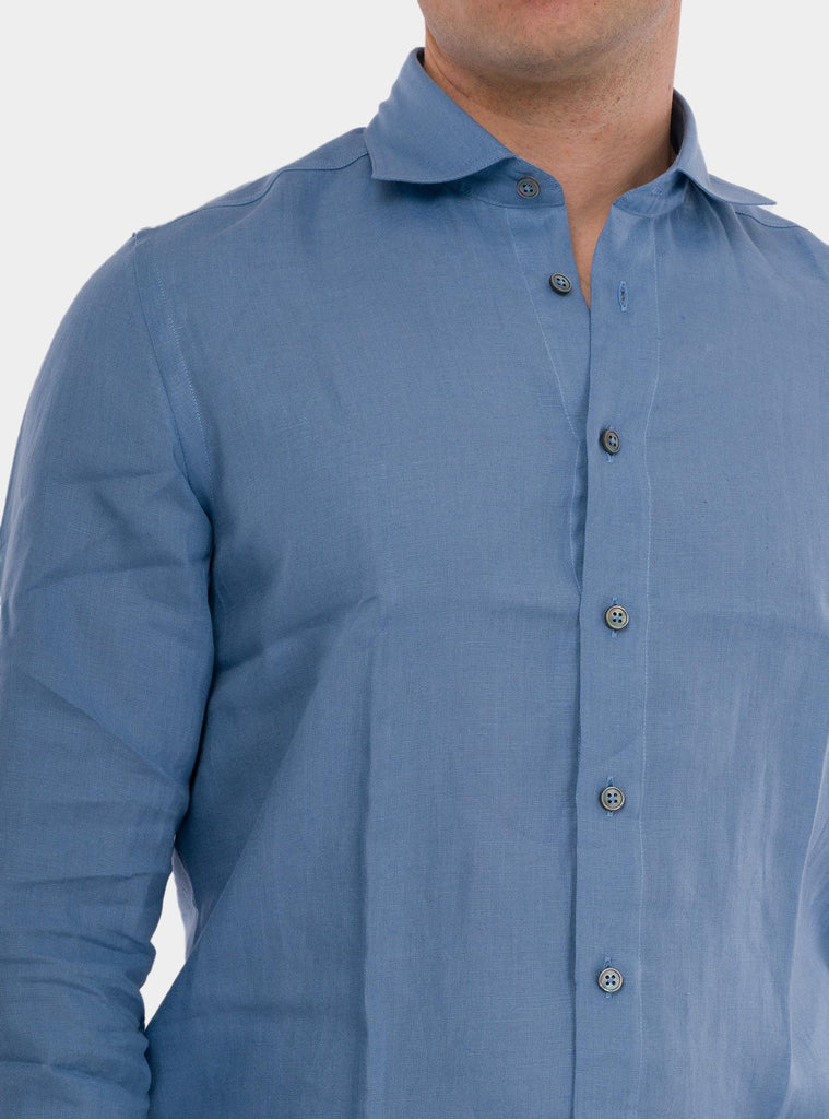 Camicia uomo in puro lino 61121/50001 570 GRAN SASSO 