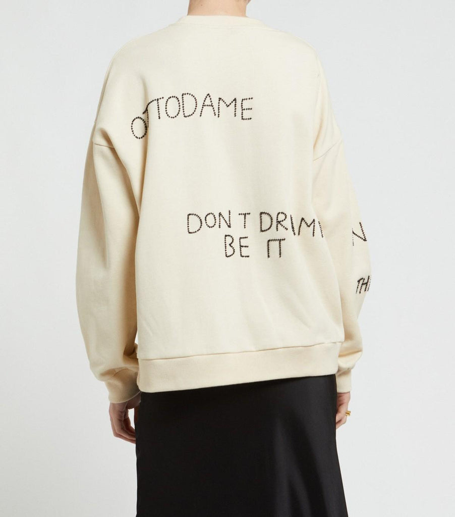 Felpa con paillettes DMF0029 VAR UNICA OTTO D'AME 