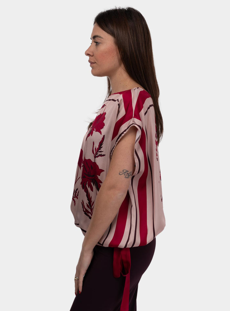 Blusa donna a fantasia FF0076 029 1ONE 