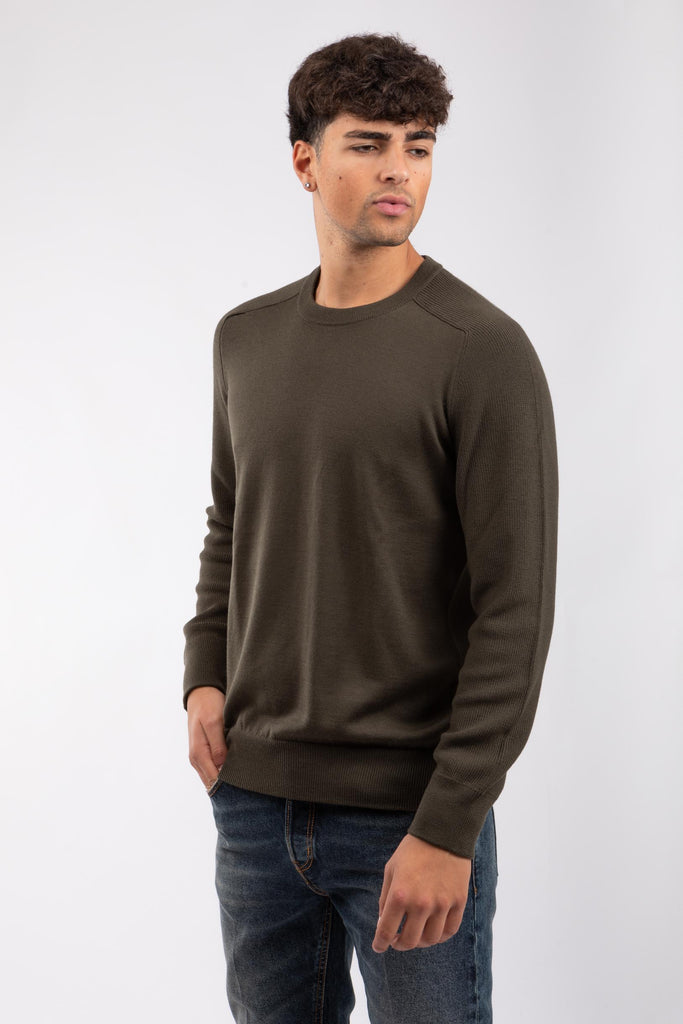 Maglia uomo girocollo Verde 57161/24638 488 GRAN SASSO 