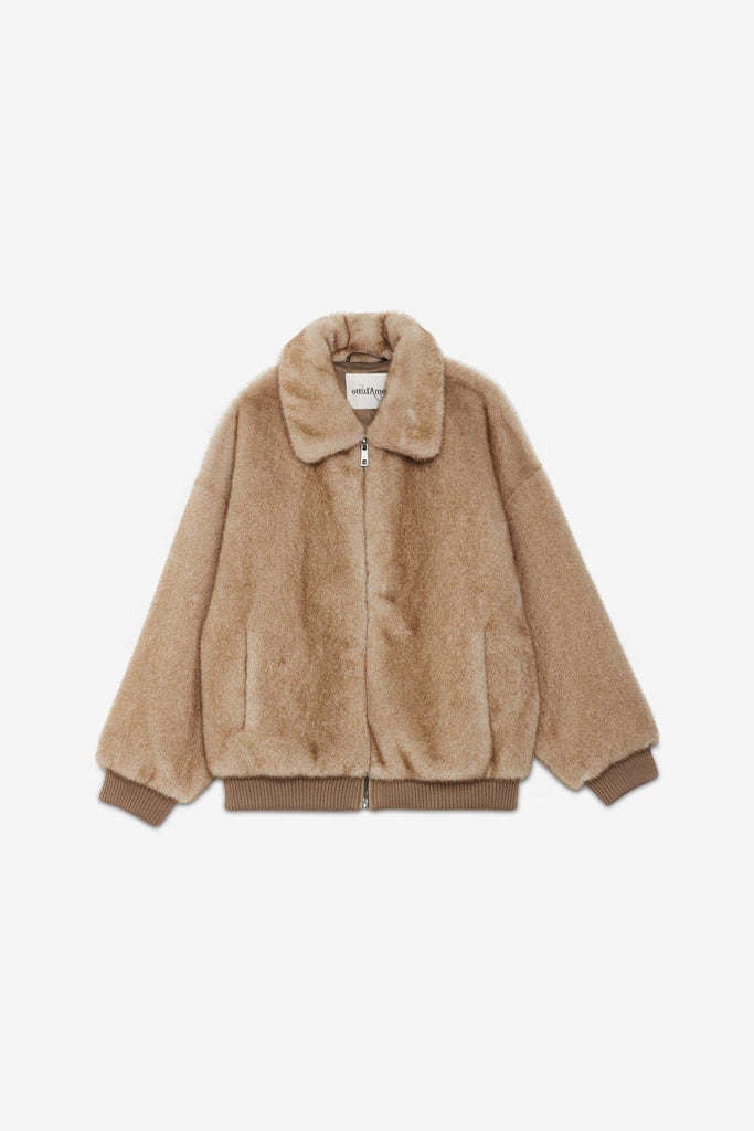 Giacca in ecopelliccia DJ0058 VAR UNICA OTTO D'AME 