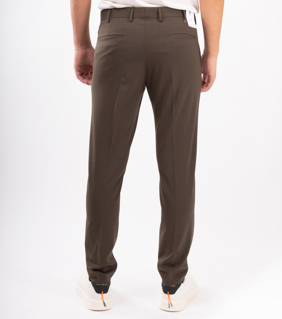 Pantalone Dieci stretch verde AFX0Z00FWD MA37 0445 PT PANTALONI TORINO 