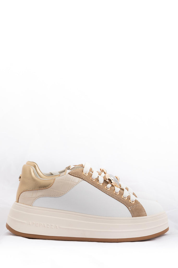 Sneaker Lola Bianca F5LIFTY16/COC CREAM APEPAZZA 