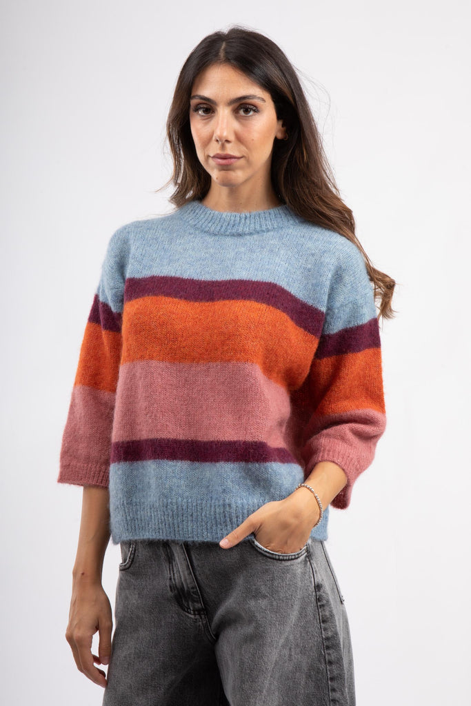 Maglia over fantasia Sora AW25705W016 SORA NIU 