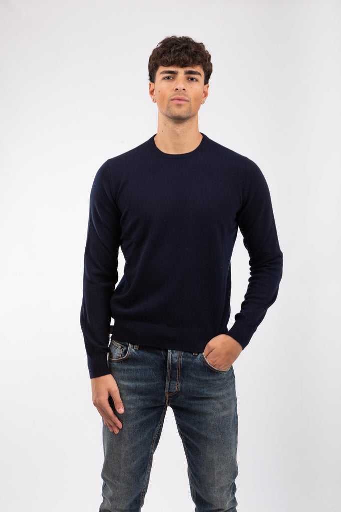 Maglia uomo cashmere Blu 55167/15590 598 GRAN SASSO 