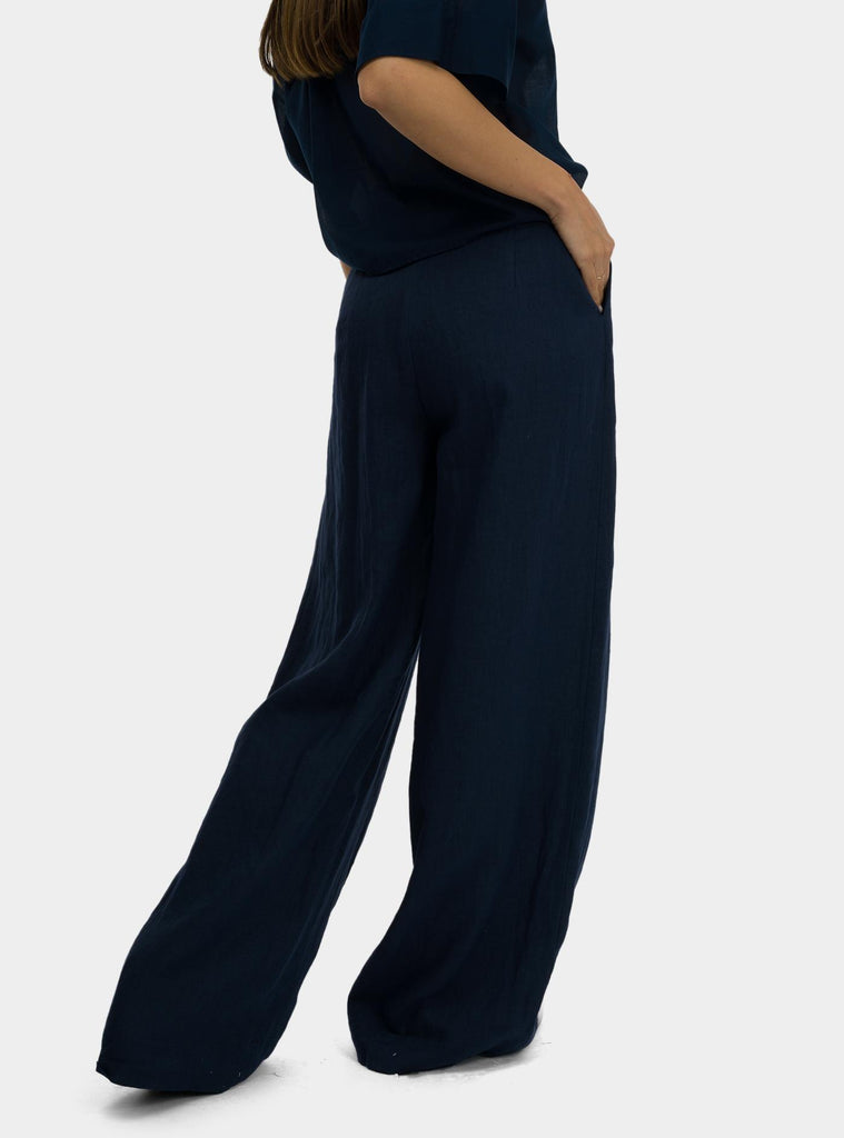 Pantalone a campana Oceano SS25208T032 OCEANO NIU 