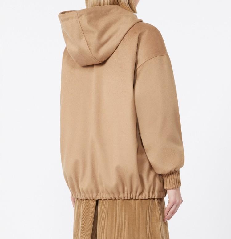 Felpa in drap di lana Cammello DERRIS 006 MAX MARA STUDIO 