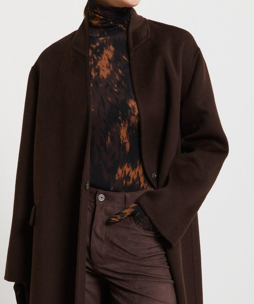 Cappotto midi Brown DJ0051 BROWN OTTO D'AME 