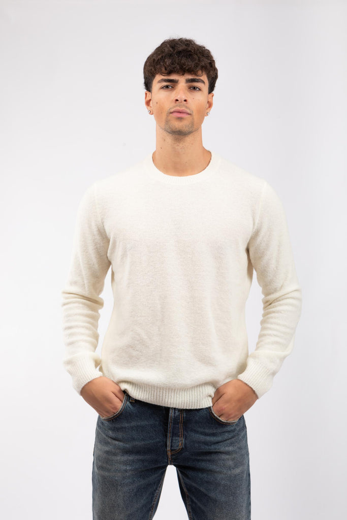 Maglia uomo girocollo Panna 57167/24001 005 GRAN SASSO 