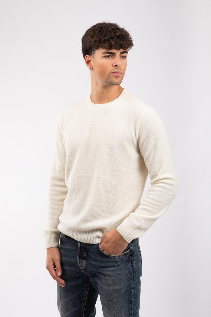 Maglia uomo girocollo Panna 57167/24001 005 GRAN SASSO 