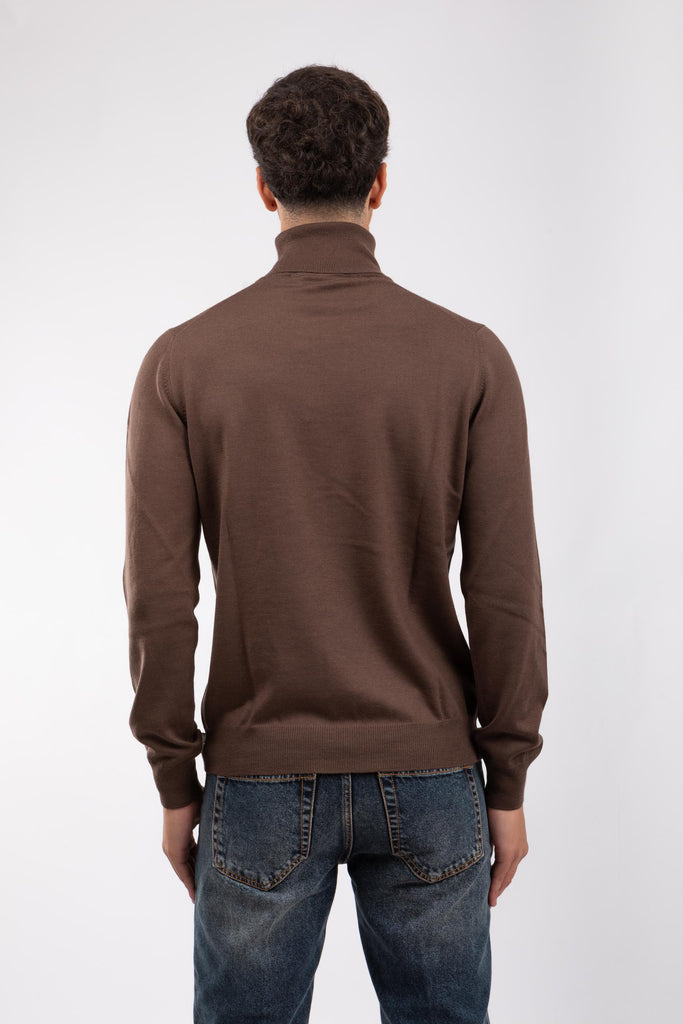 Maglia collo alto uomo Marrone 55157/14290 177 GRAN SASSO 