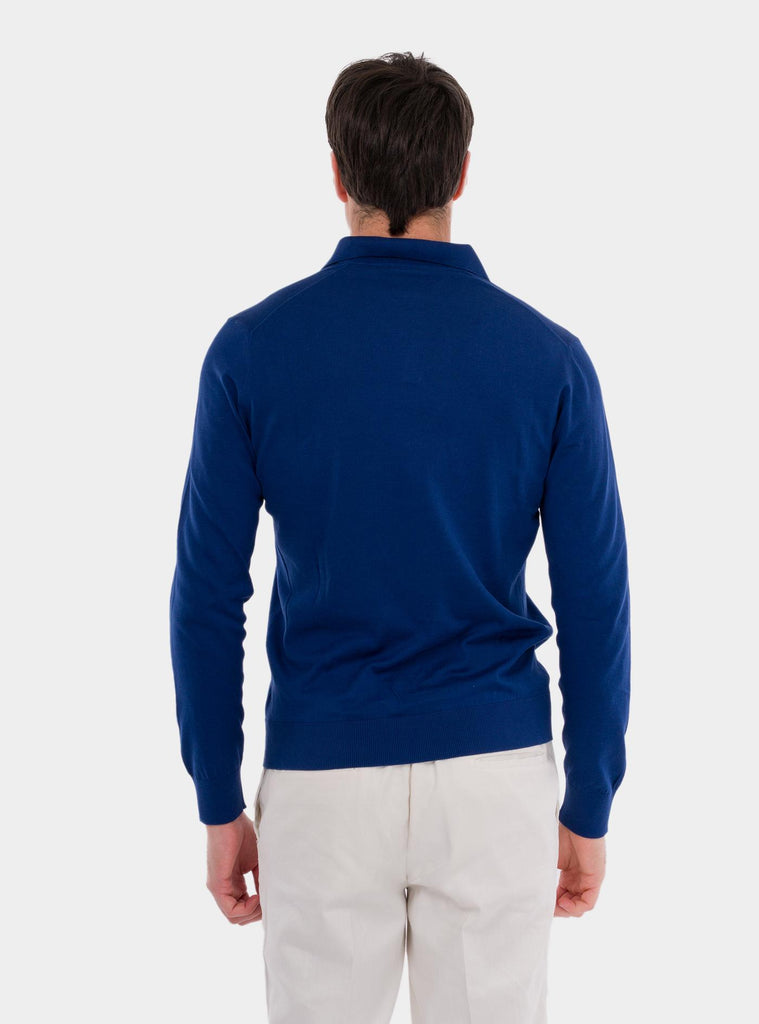 Polo uomo classica blu 43189/29401 580 GRAN SASSO 