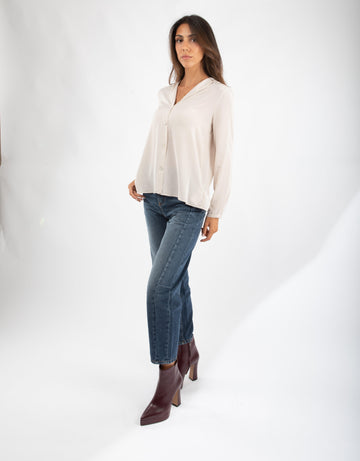 Camicia in crêpe con revers 521SD45020 S2274 ALESSIA SANTI 