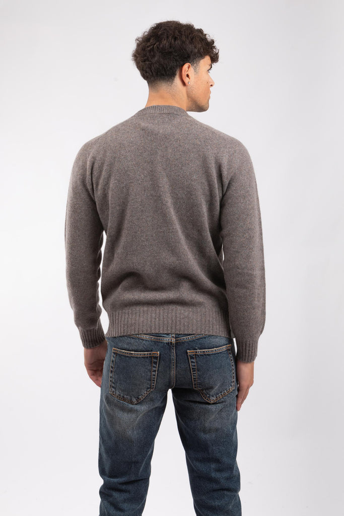 Pullover in misto lana e cashmere Mastice 2561220 6032 ALTEA 