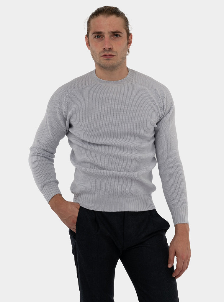 immagine-1-gran-sasso-girocollo-rain-wool-a-coste-grigio-maglia-uomo-2411624601-044grigio