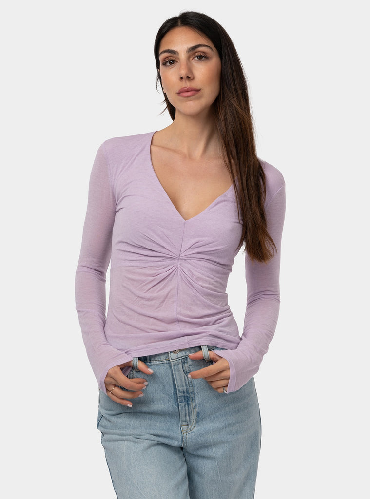 immagine-1-patrizia-pepe-t-shirt-manica-lunga-lilac-bloom-t-shirt-donna-8m1577j178-m480