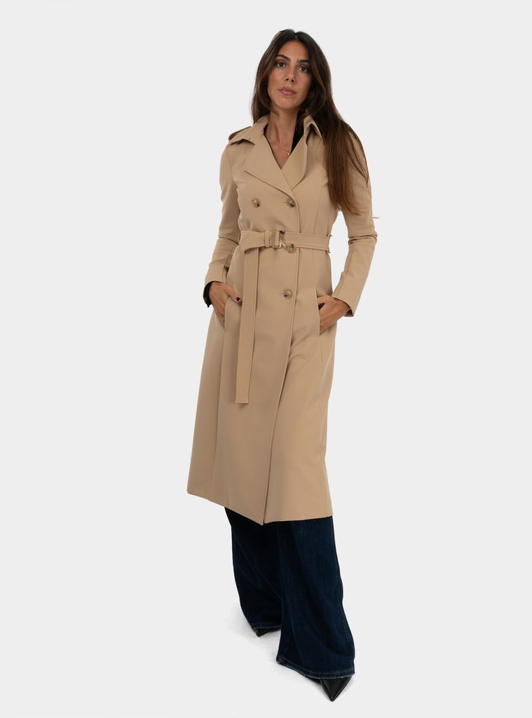 immagine-1-patrizia-pepe-trench-con-fibbia-in-nylon-bielastico-trench-donna-8o0137a2aw-b663beige