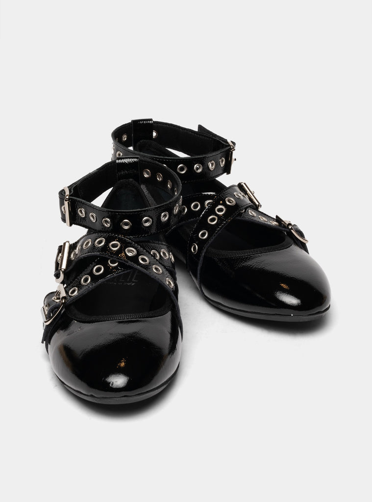 immagine-2-baile-ballerina-in-vernice-nero-scarpe-donna-410