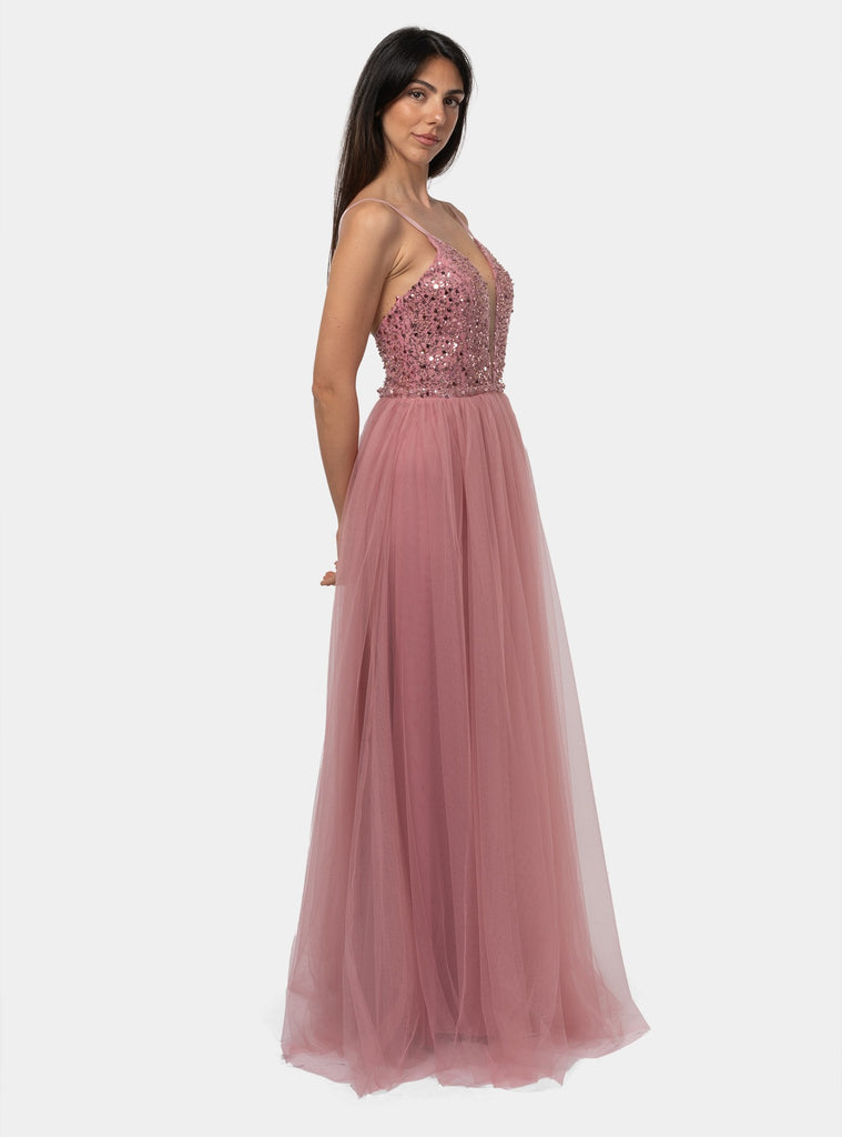 immagine-2-betzzia-abito-in-tulle-e-pailettes-rosa-abito-donna-c24351-26