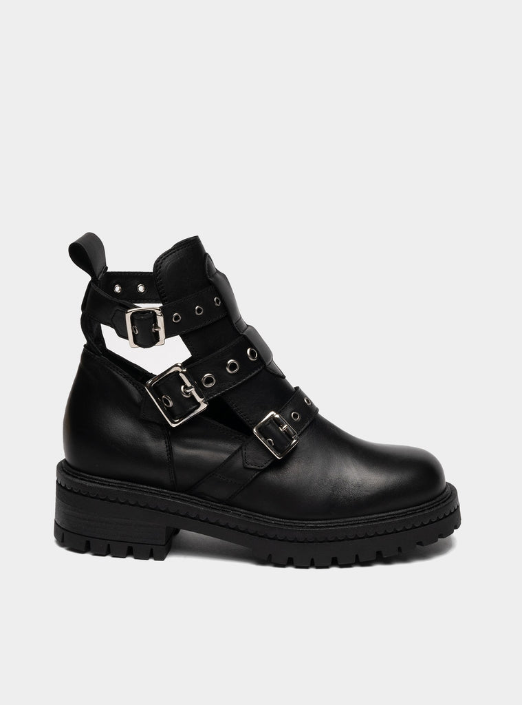 immagine-2-curiosite-stivaletto-con-fibbie-nero-scarpe-donna-2603-nero