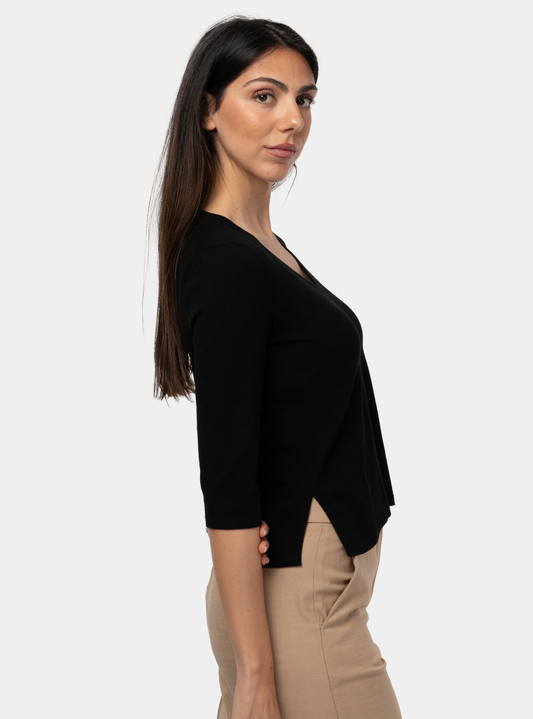 immagine-2-gran-sasso-pullover-scollo-a-v-nero-maglia-donna-5721424314-099